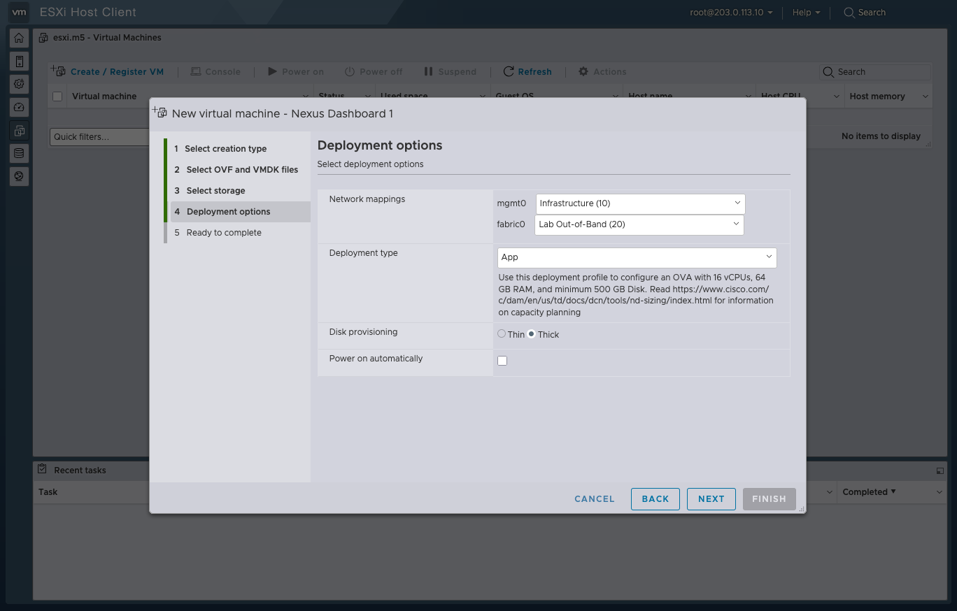 ESXi Deployment Customization