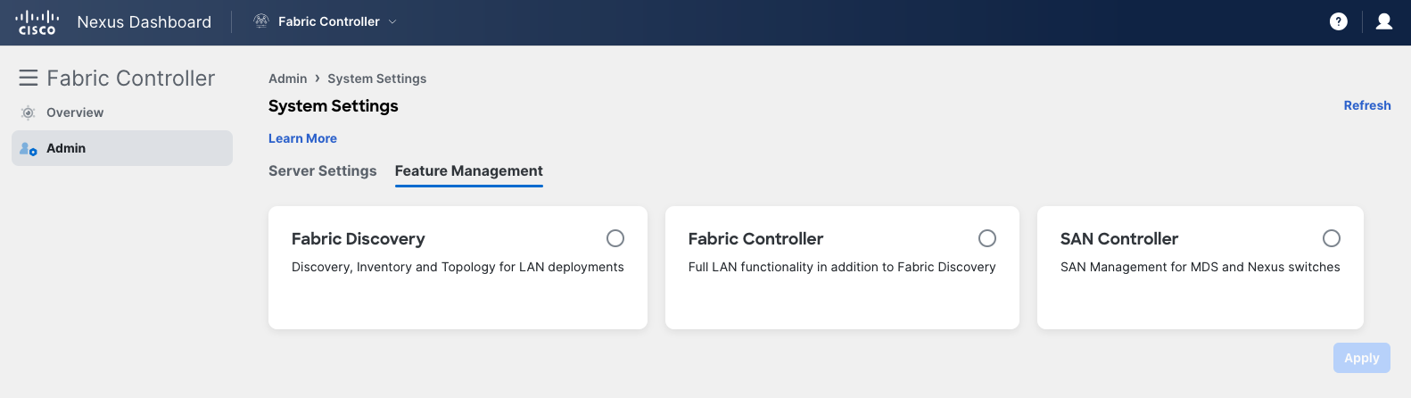 ND Feature Management