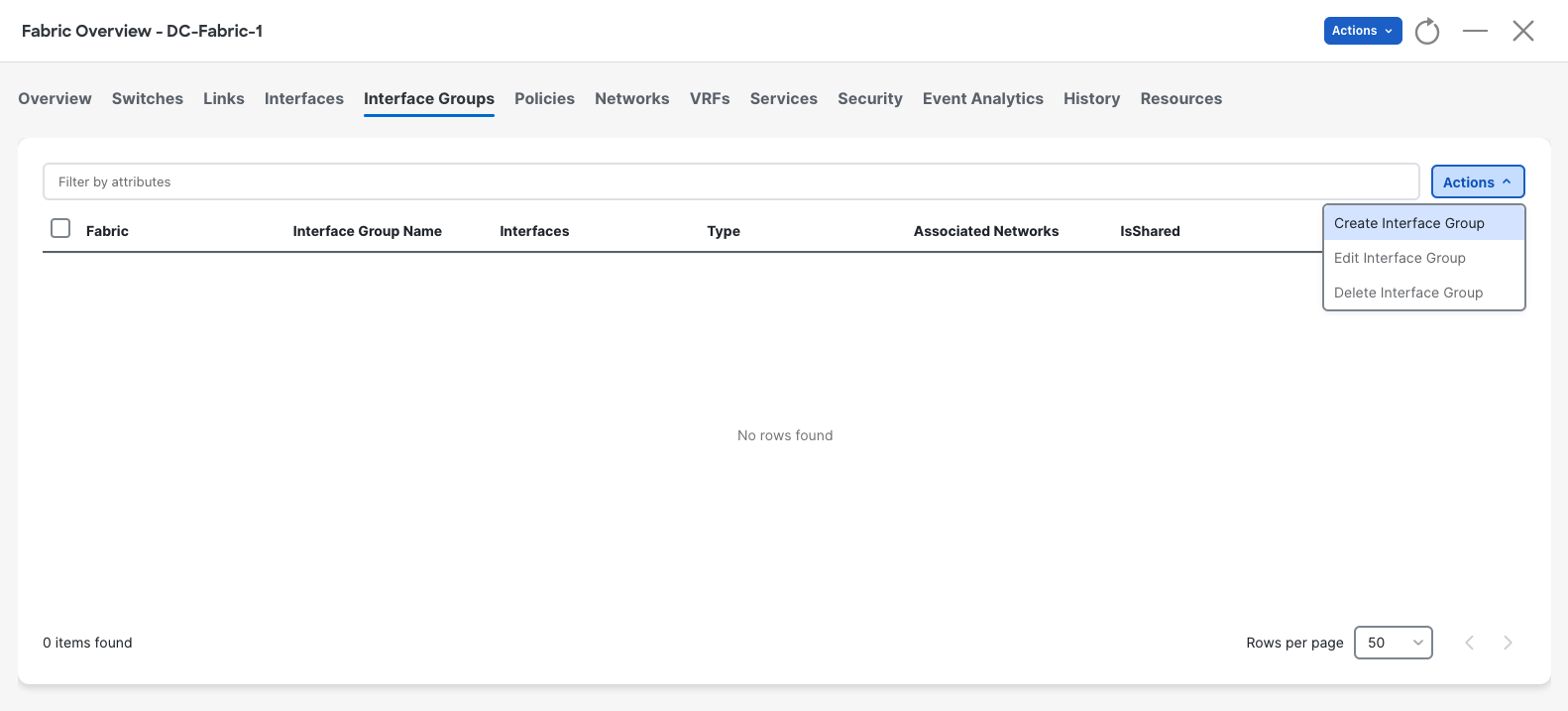 ND NDFC Basics Create Interface Group 1