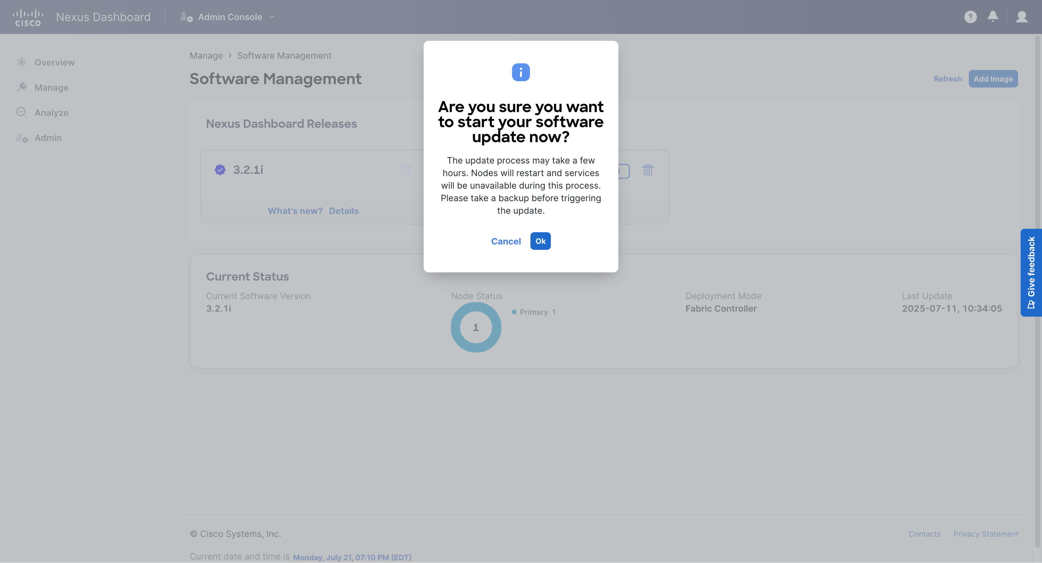 ND Upgrade Confirm Popup
