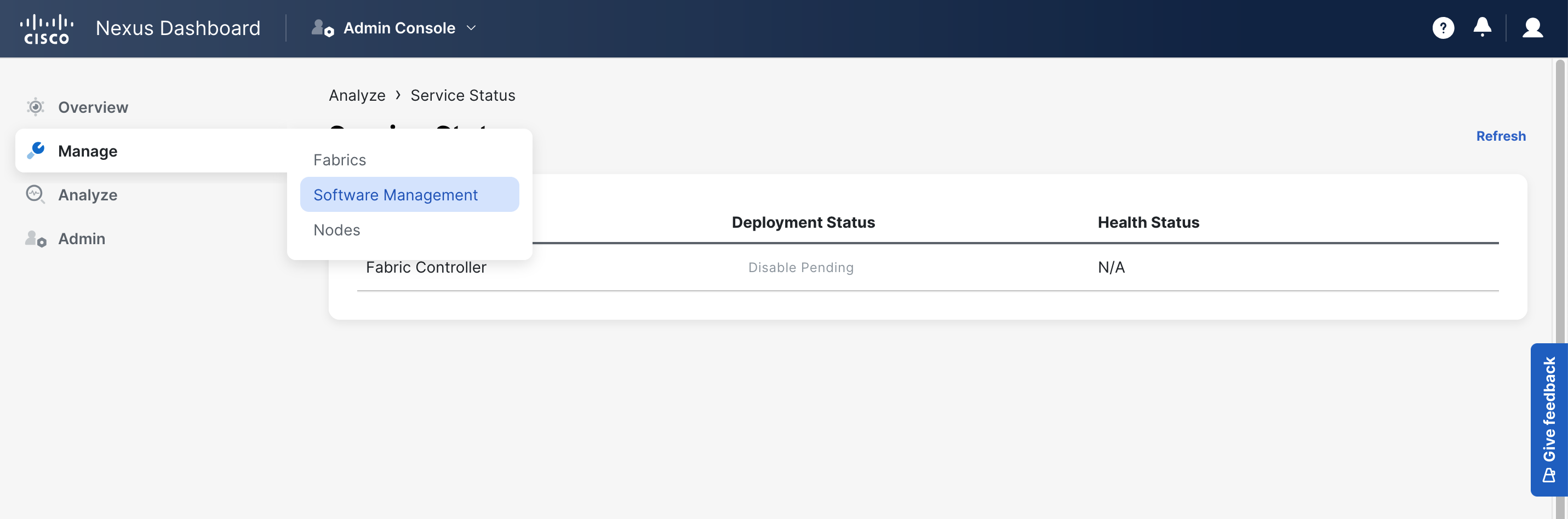 ND Upgrade Navigate To Software